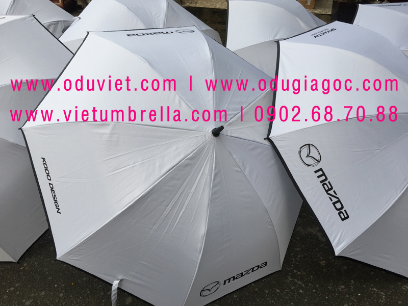 xưởng sản xuất ô dù cầm tay in logo quảng cáo
